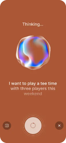 AI Concierge screen